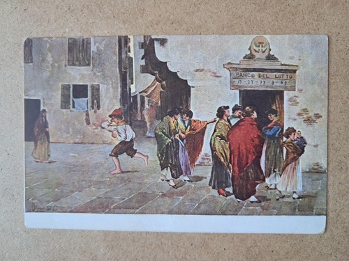 Cartolina illustrata venezia - cartolina,