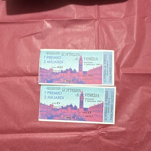 Lotto biglietti lotteria - lotteria, di