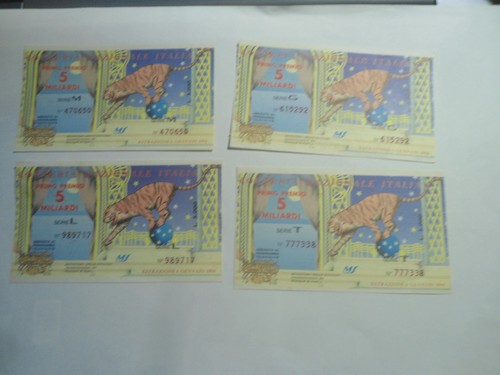 Lotto biglietti lotteria - 4,